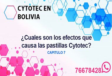 Efectos del Cytotec Bolivia