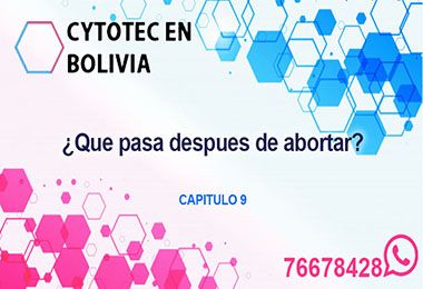 Post aborto Cytotec Bolivia