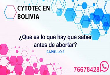 que es lo que hay que saber antes de abortar en Bolivia