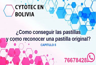 Comprar Cytotec en Bolivia